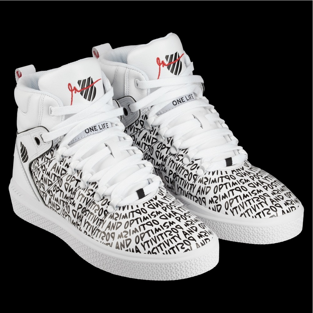 🔥NEW k-SWISS GARY VEE 004 HI TOPS SHOES SNEAKERS - Picture 1 of 8